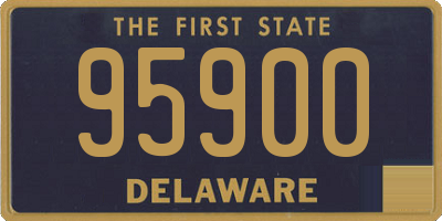 DE license plate 95900