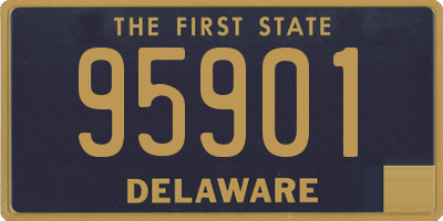 DE license plate 95901