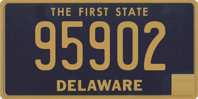 DE license plate 95902