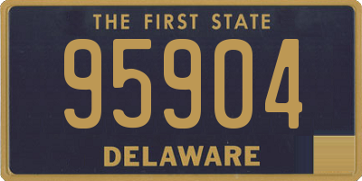 DE license plate 95904