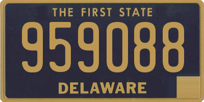 DE license plate 959088
