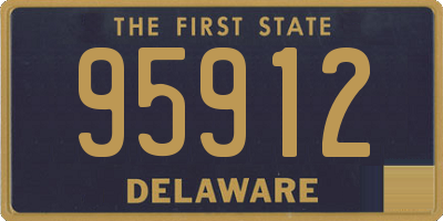 DE license plate 95912