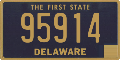 DE license plate 95914