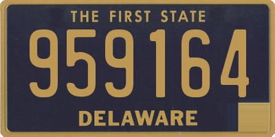DE license plate 959164