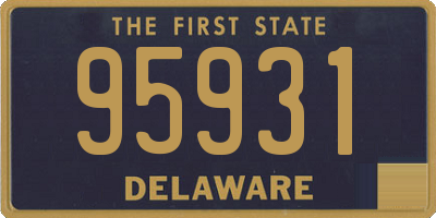 DE license plate 95931