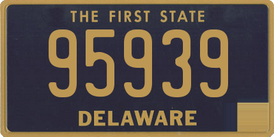 DE license plate 95939