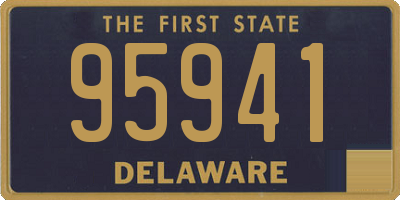 DE license plate 95941