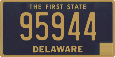 DE license plate 95944