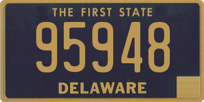 DE license plate 95948