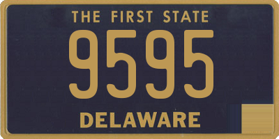 DE license plate 9595