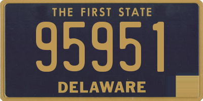 DE license plate 95951