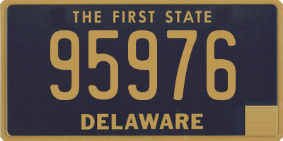 DE license plate 95976