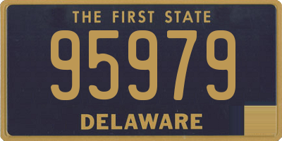 DE license plate 95979