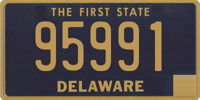 DE license plate 95991