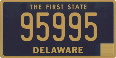 DE license plate 95995