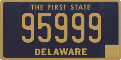 DE license plate 95999