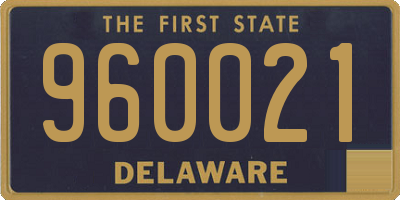 DE license plate 960021