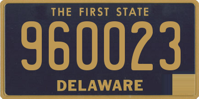 DE license plate 960023