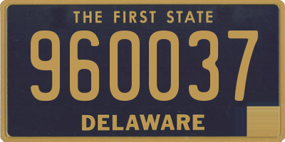 DE license plate 960037