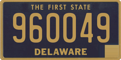 DE license plate 960049