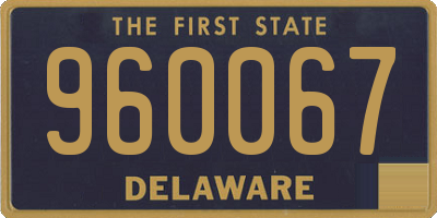 DE license plate 960067