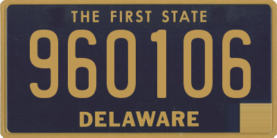 DE license plate 960106