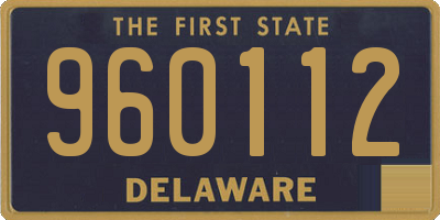 DE license plate 960112