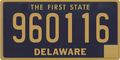 DE license plate 960116