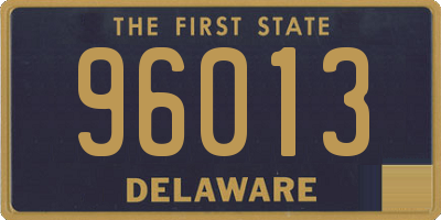 DE license plate 96013