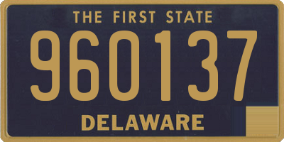 DE license plate 960137