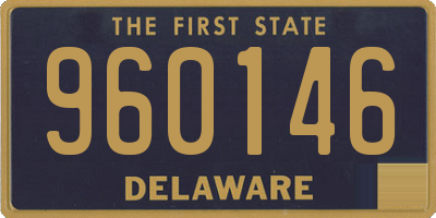 DE license plate 960146