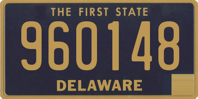 DE license plate 960148