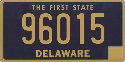 DE license plate 96015