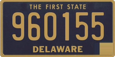 DE license plate 960155