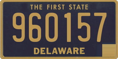 DE license plate 960157