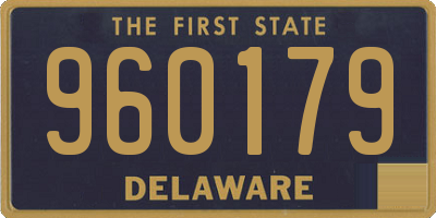 DE license plate 960179