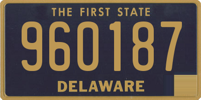 DE license plate 960187