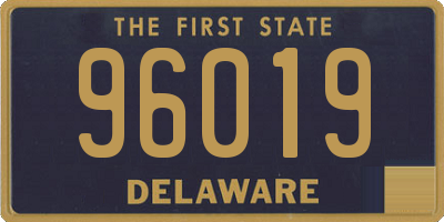 DE license plate 96019