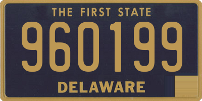 DE license plate 960199
