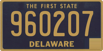 DE license plate 960207