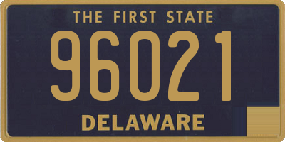 DE license plate 96021