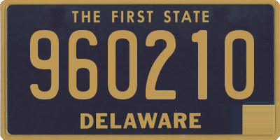DE license plate 960210