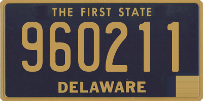 DE license plate 960211