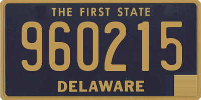 DE license plate 960215