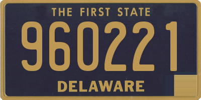 DE license plate 960221