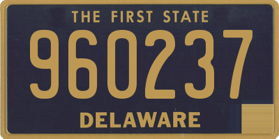 DE license plate 960237