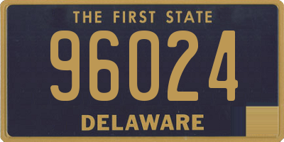 DE license plate 96024