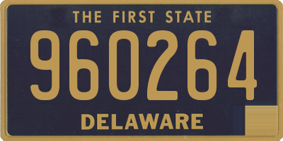 DE license plate 960264