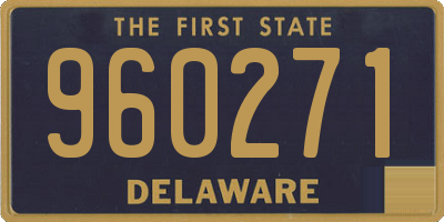 DE license plate 960271