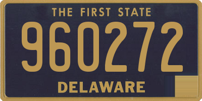 DE license plate 960272